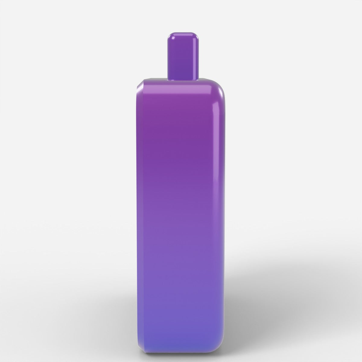 Allah colour-shift blue-purple resin frame, side view showing the hanging loop