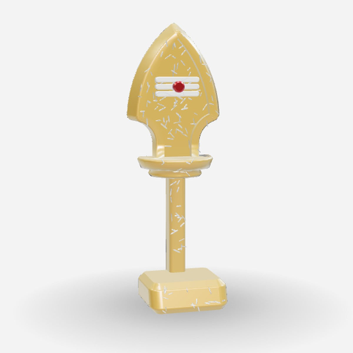 Build Your Own Vel: pearl gold body with silver marble Tripundra and aluminium filings
