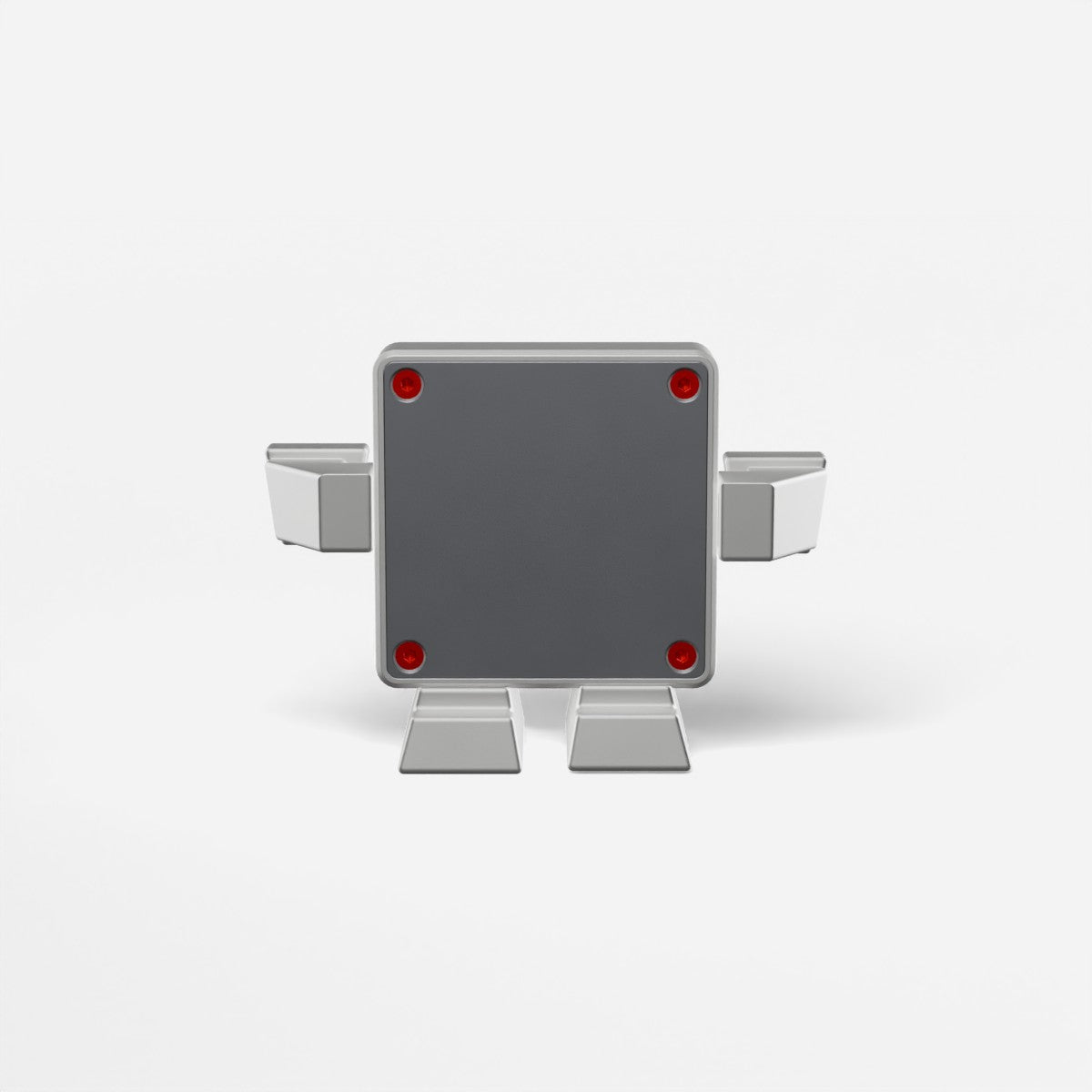 Icon Collectible back with gunmetal anodised back plate and red anodised screws