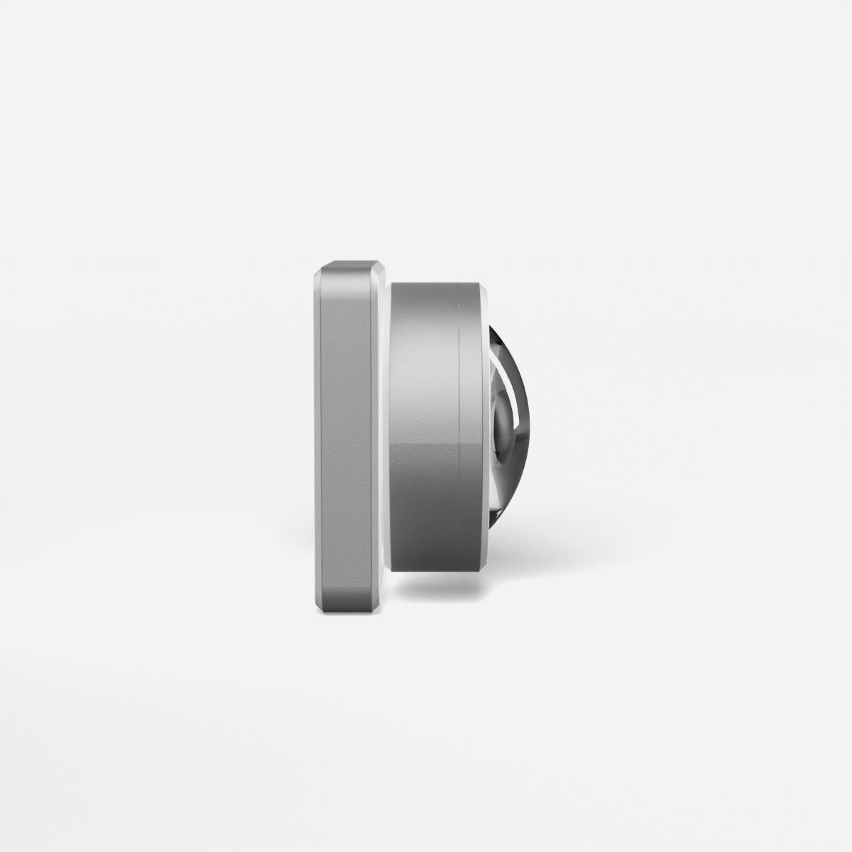 Icon Mag side profile showing its depth and the lens cover