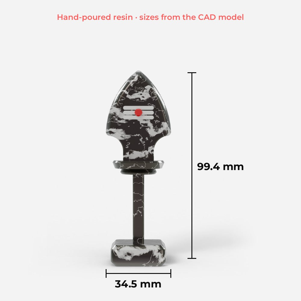 Vel dimensions: 34.5 mm wide, 99.4 mm tall