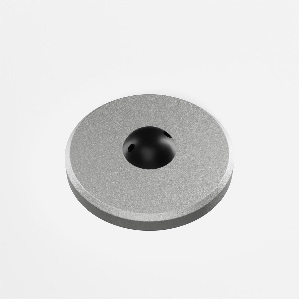 Xiris Base Plate P in sandblasted, anodised 6061 aluminium with black pupil