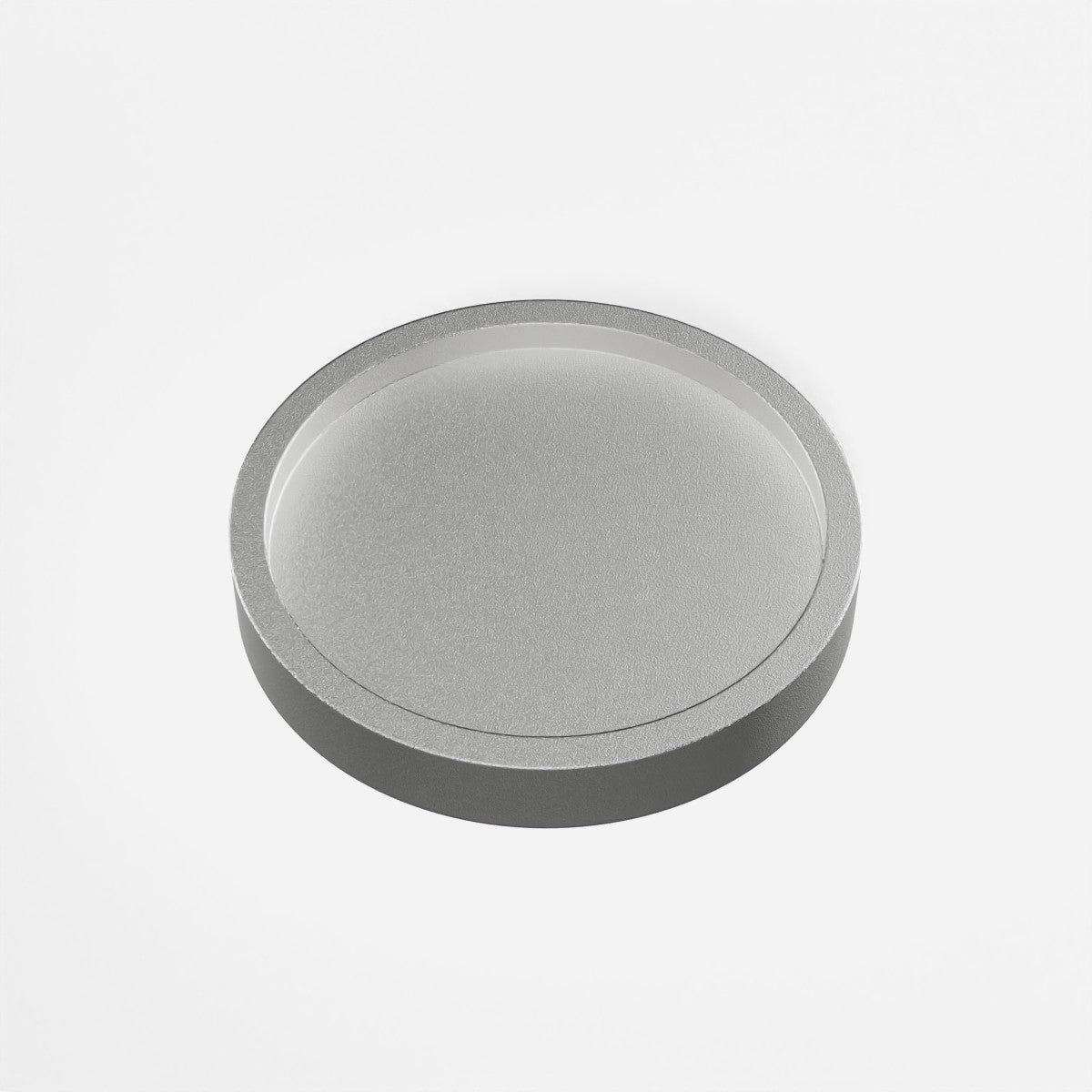 Xiris Inlay Plate in sandblasted, anodised 6061 aluminium with full-face inlay pocket